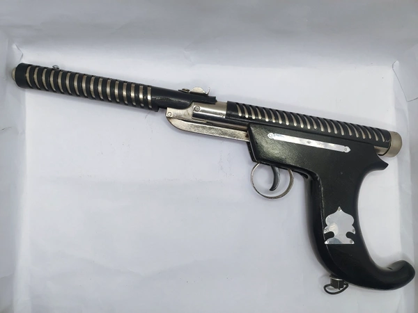 HOCKEY BLACK METAL POWERFUL GUN - Gray