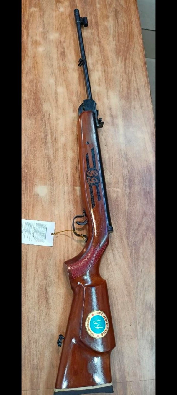 GJ SPORTS AIR GUN BROWN - Nutmeg Wood Finish, 4ft+