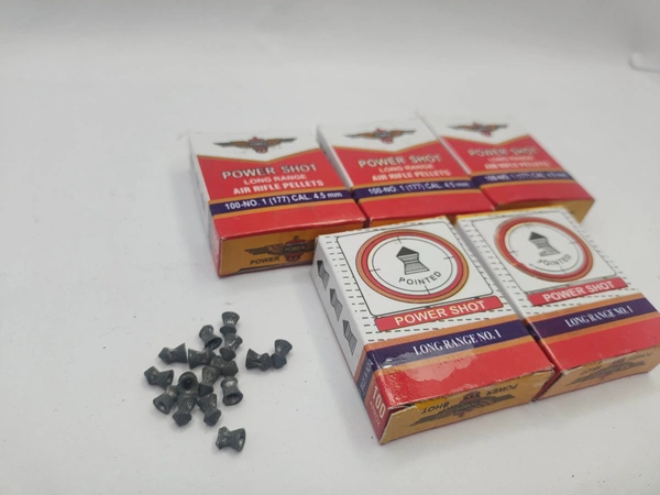 Power Shot 0.177 Palltes  500 Pc 5 Box Metal - Nobel, 5
