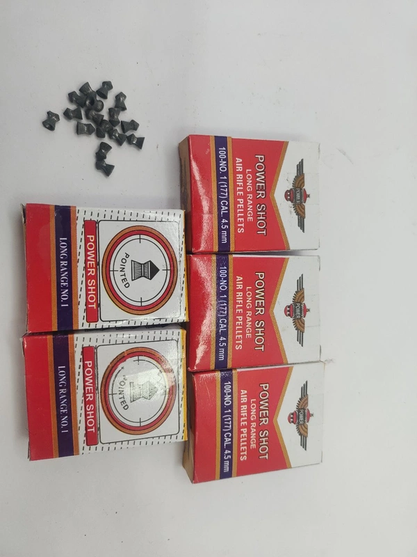 Power Shot 0.177 Palltes  500 Pc 5 Box Metal - Nobel, 5