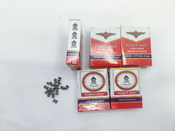 Power Shot 0.177 Palltes  500 Pc 5 Box Metal - Nobel, 5
