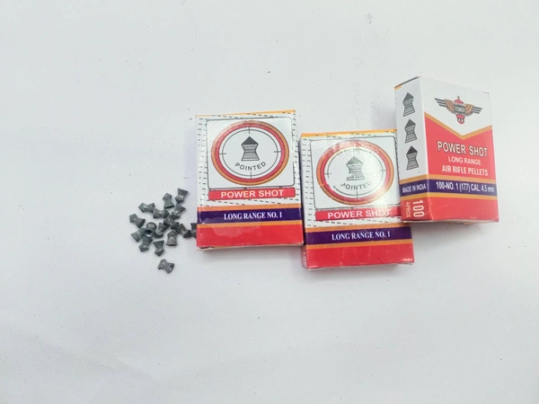 Power Shot 0.177 Power Shot Pallets 300 Pc Metal - Gray, 4