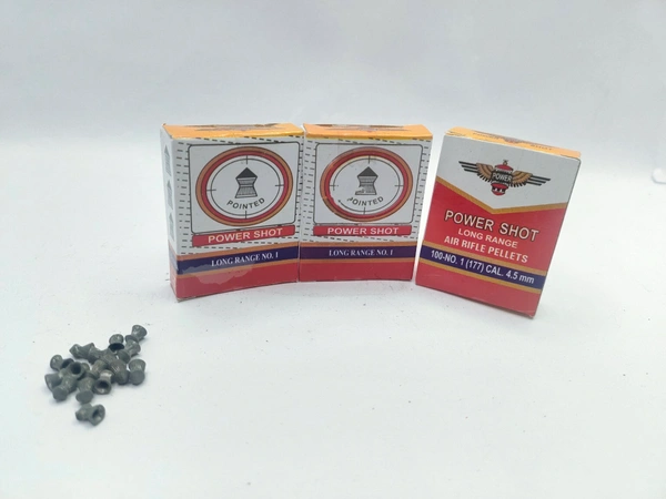 Power Shot 0.177 Power Shot Pallets 300 Pc Metal - Gray, 4