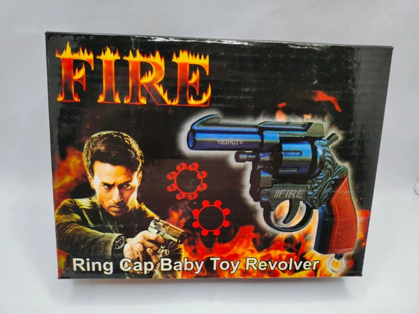 FIRE 🔥 RING METAL HEAVY WEIGHT TOY - Black, 8 Inch