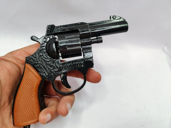 FIRE 🔥 RING METAL HEAVY WEIGHT TOY - Black, 8 Inch