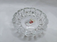 ASH TRAY GLASS - White, 10 Inch