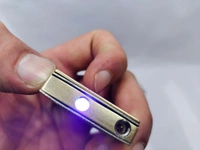 CARDS LIGHTER WITH INFRARED LIGHT - Gray, 5 Inches