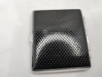 CIGGARTE CASE CAPACITY 20+ PC - Black, 6 Inch
