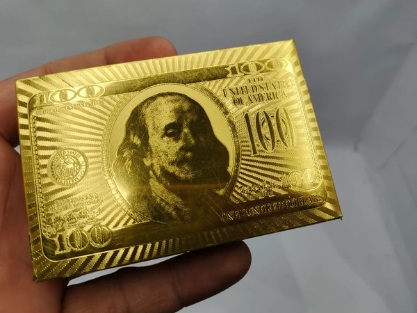 GOLDEN PLAYING CARDS BEST QUALITY  - Gold, 5 Inch