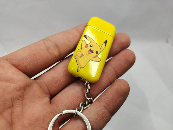 CUTE PEECACHU LIGHTER 2 INCH SIZE KEY CHAIN - Bright Sun, 2 Inches