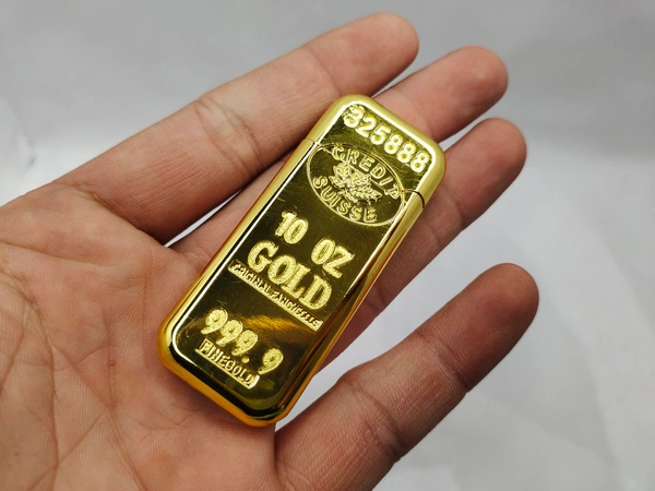 24 K GOLD BISCUIT LIGHTER  - Festival, 4 Inch