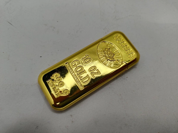 24 K GOLD BISCUIT LIGHTER  - Festival, 4 Inch