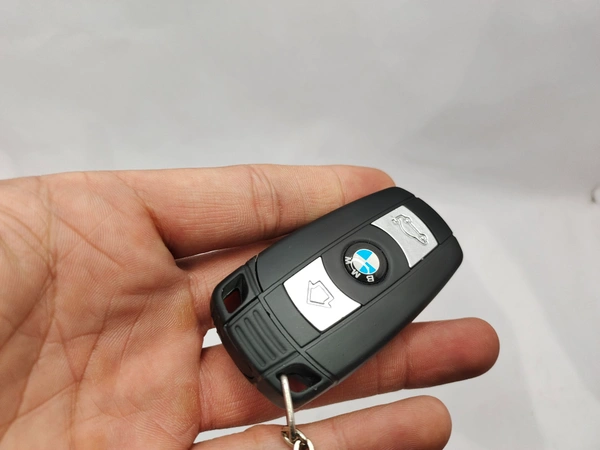 BRANDED KEY CHAIN WITH LED. JET  - Black, 4 Inches