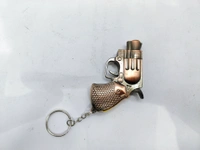 SMALLEST TOY KEY CHAIN  - Brown, 3 Inch