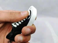 BEST SHOES KEY CHAIN SLIDING FUNCTION  - Black, 3 Inch