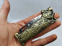 TIGER FULL METAL TOY  ANTIQUE BEST QUALITY  - Brown, 8 Inches