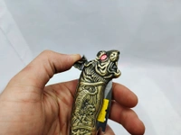 TIGER FULL METAL TOY  ANTIQUE BEST QUALITY  - Brown, 8 Inches