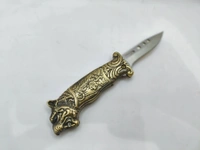 TIGER FULL METAL TOY  ANTIQUE BEST QUALITY  - Brown, 8 Inches