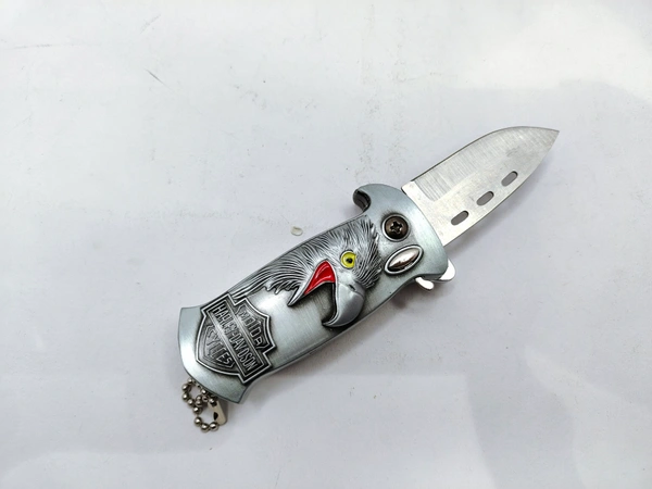 MOTOR CYCLE KEY CHAIN - Gray, 9 Inches