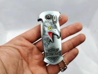 MOTOR CYCLE KEY CHAIN - Gray, 9 Inches