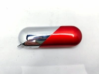 HEART SHAPE FULL METAL  - Red, 5