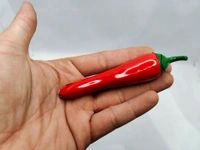 RED CHILLY TOY FULL METAL - Red, 5 Inches