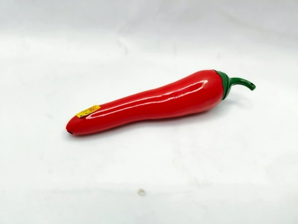 RED CHILLY TOY FULL METAL - Red, 5 Inches