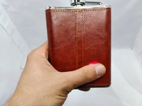 ANTIQUE BOTTLE STAINLESS STEEL  - Brown, 10 Inches