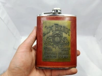 ANTIQUE BOTTLE STAINLESS STEEL  - Brown, 10 Inches