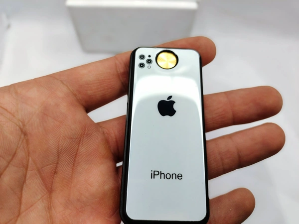 FULL METAL  APPLE 🍎 SHAPE  - White, 3 Function