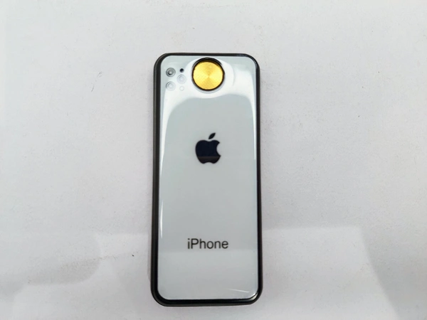 FULL METAL  APPLE 🍎 SHAPE  - White, 3 Function