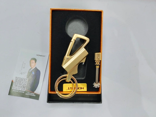 HONEST KEY CHAIN WITH THREAD - Gold, 43inch