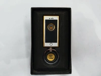 FULL METAL  APPLE 🍎 SHAPE  Key Chain  - Gold, 2 Inch