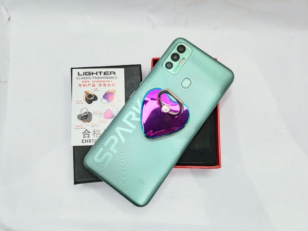 HEART SHAPE FINGER TOY - Magenta / Fuchsia, 2 Inch