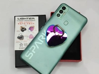 HEART SHAPE FINGER TOY - Magenta / Fuchsia, 2 Inch