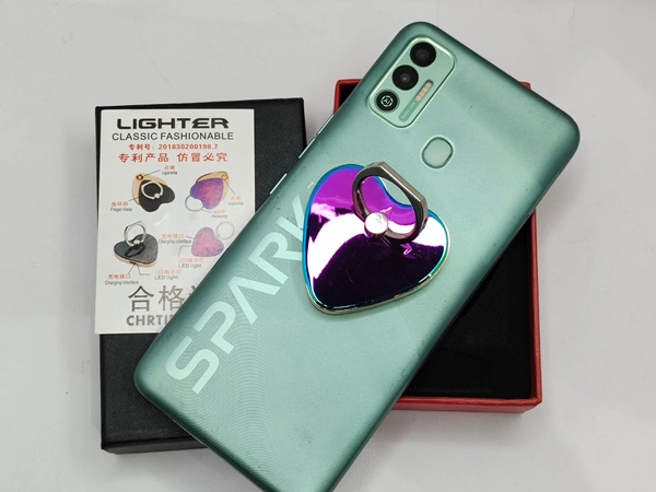 HEART SHAPE FINGER TOY - Magenta / Fuchsia, 2 Inch