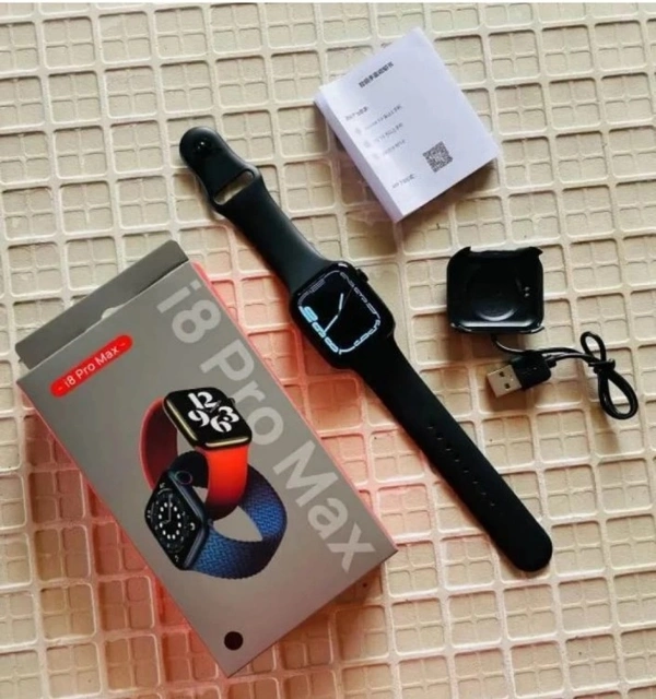i8 Pro Max Smrat Watch - Black