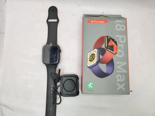 I 8 PRO MAX CROWN BUTTON WORKING  - Black