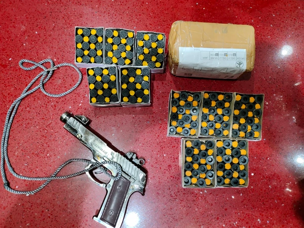 BODYGUARD SOUND CORK GUN 600GRAM+10 Box TRIPLE POWER CORK (200)PC - Gray