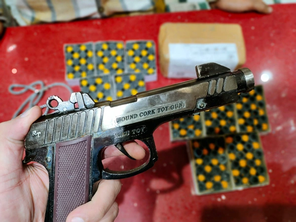 BODYGUARD SOUND CORK GUN 600GRAM+10 Box TRIPLE POWER CORK (200)PC - Gray