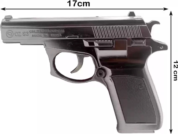 Z83 LIGHTER GUN 500 GRAM WEIGHT LOOKS REAL  - Dorado, 10 Inch