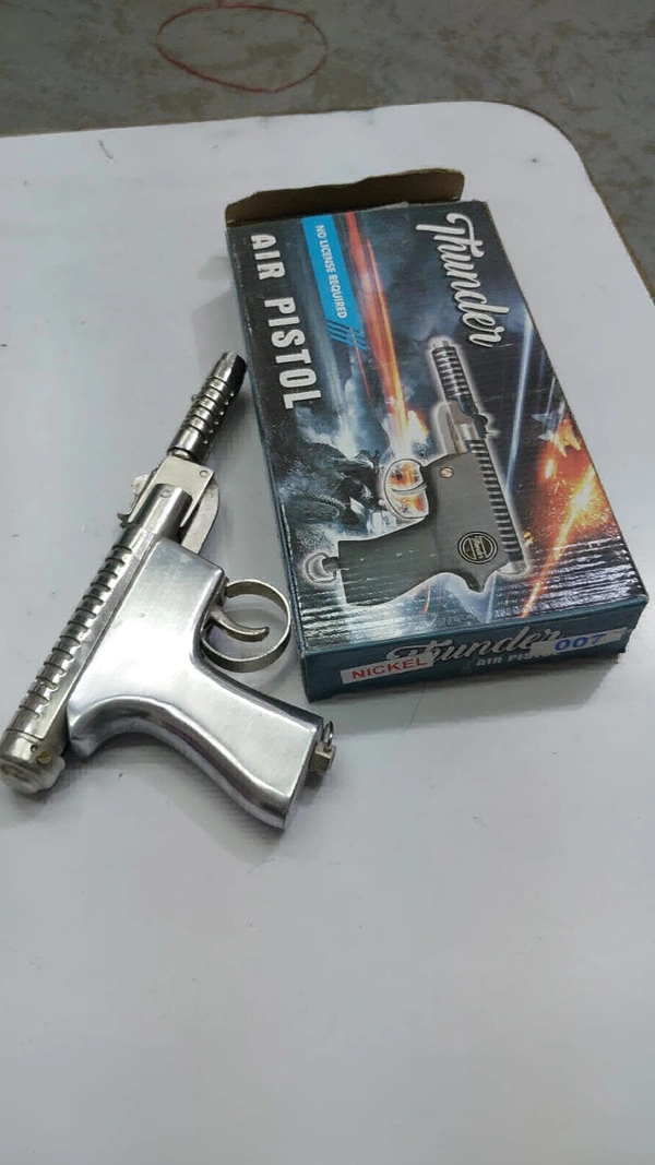 THUNDER STEEL FULL SULVER AIR GUN - Mercury, 10 Inch