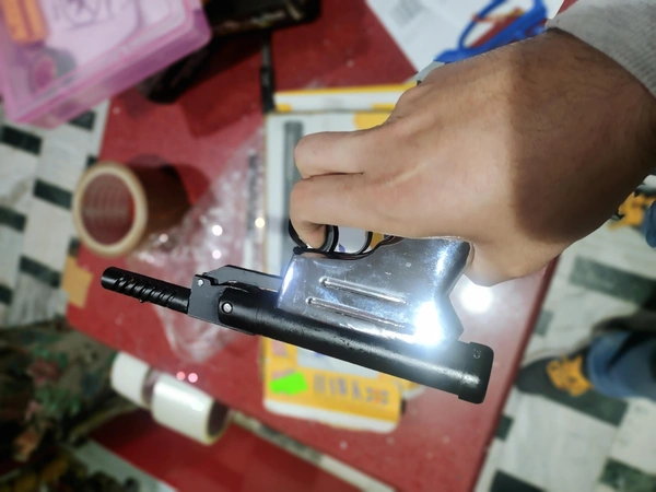 HAWK CHROME FULL METAL POWERFUL AIR GUN  - Alto, 12 Inch