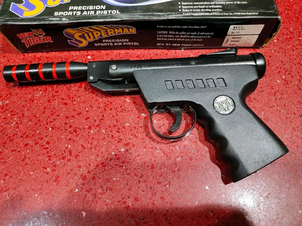 NEW TIGER FULL METAL SUPERMAN 1.2 KG WEIGHT+100 PALLETS  - Black