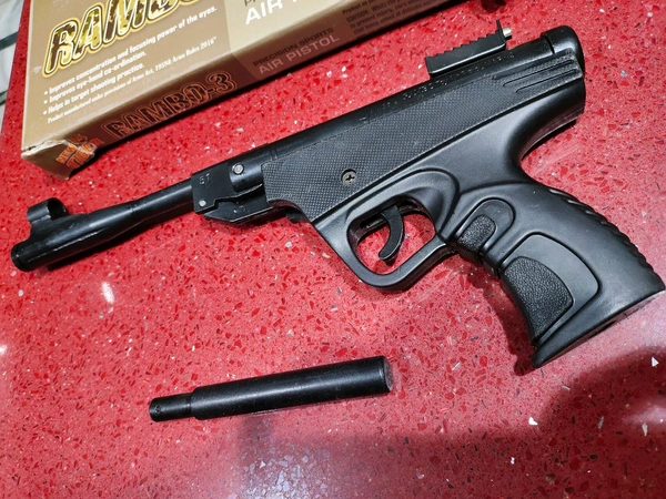 NEW TIGET RAMBO-3 WITH METAL LOADER +100 PALLETS+ 1.4 Kg Wt - Black