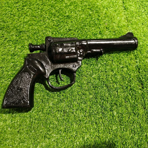 PRINCE CORK GUN REVOLVER + 1 BOX TRIPLE POWER CORK FREE - Black, 6 Inch