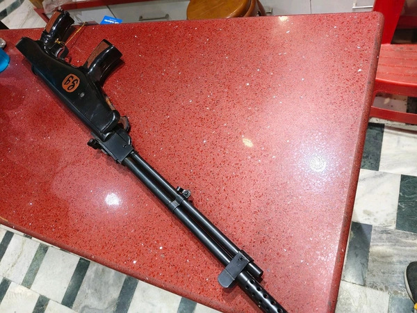 AK 74 | AIR GUN DOBULE BARREL - Black, 4 Feet