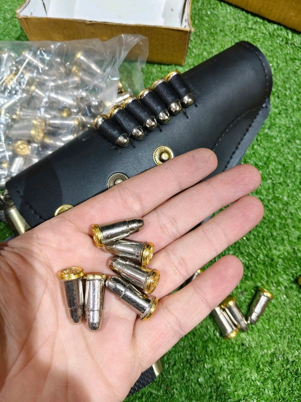 FAKE METAL BULLETS 20 PC 1 INCH HEWAY  - Silver, 1 INCH