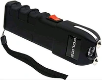 18000 Police  18000 VOLT ELECTRIC SELF DEFENCE STUN GUN Torch  - Black, 5 Inch