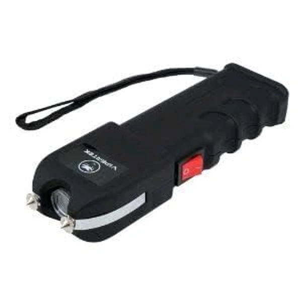 18000 Police  18000 VOLT ELECTRIC SELF DEFENCE STUN GUN Torch  - Black, 5 Inch